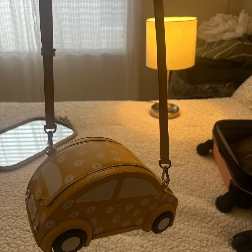 Kate Spade Yellow Car-Shaped Crossbody Bag - Picture 8 of 9